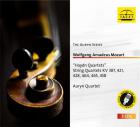 jaquette CD Mozart : quatuors dédiés à Haydn. Quatuor Auryn.