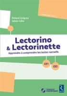 jaquette CD Lectorino & lectorinette - ce1 - ce2 - apprendre à comprendre les textes narratifs (édition 2018)