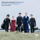 jaquette CD Schumann, Reimann, Mendelssohn : quatuors à cordes et mélodies