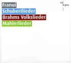 jaquette CD Franui : Schubertlieder - Brahms volkslieder - Mahlerlieder.