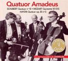 jaquette CD Le Quatuor Amadeus joue Schubert, Mozart et Haydn