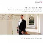 jaquette CD The Italian recital. oeuvres pour guitare de la renaissance et du baroque italien