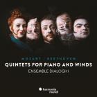 jaquette CD Quintets for piano and winds