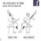 jaquette CD The excellency of hand : duos anglais pour viole de gambe