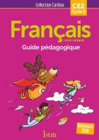 jaquette CD Caribou : français - ce2 - guide pédagogique (édition 2018)