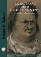 L'auberge rouge - adieu - le chef d'oeuvre inconnu - 3 études philosophiques