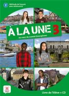 jaquette CD À la une 3 : fle - a2 / b1 - livre de l'élève