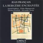 jaquette CD Jean Francaix: la bergère enchantée, musique de chambre pour flûte. Fröhlich, Mattanovich