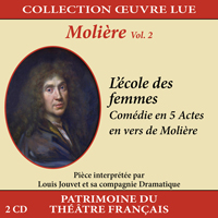 Collection oeuvre lue - Molière - Volume 2 : L'École des femmes