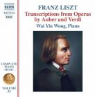 Complete piano music - Volume 52 transcr. from operas by Auber and Verdi