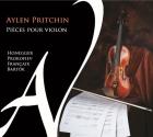 jaquette CD Pièces pour violon