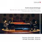 jaquette CD Schicksalklänge. oeuvres pour 2 pianos de Rachmaninov, Theodorakis et Piazzolla