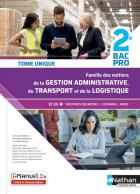 jaquette CD Famille des métiers de la gestion administrative du transport de la logistique - 2de bac pro - tome unique