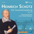 jaquette CD Heinrich Schütz : intégrale de l'oeuvre - Volume 3