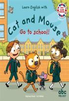 jaquette CD Learn english with cat and mouse - Go to school !