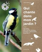 jaquette CD Qui chante dans mon jardin ? - identifiez plus de 50 animaux (oiseaux, grenouilles, insectes...)