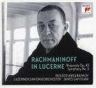 jaquette CD Rachmaninoff in Lucerne - Rhapsody on a theme of Paganini, symphony no. 3