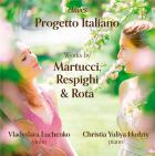 jaquette CD Martucci, Respighi, Rota : oeuvres pour violon et piano