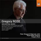 jaquette CD Rose, Gregory : Musique orchestrale