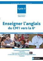 jaquette CD Enseigner l'anglais du cm1 vers la 6e - fichier ressources - cycles 2 et 3 (édition 2020)