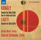 Kodaly-Ligeti: sonatas for solo cello