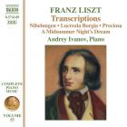 jaquette CD Liszt piano music - Volume 55 : transcriptions