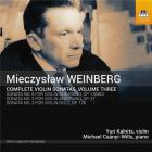 jaquette CD Weinberg : intégrale des sonates pour violon, - Volume 3