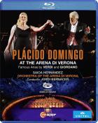 jaquette CD Placido Domingo aux Arènes de Vérone : Airs d'opéras de Verdi et Giordano. Hernandez, Bernacer