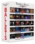 jaquette CD Teatro alla Scala Ballet Box : Roméo et Juliette - La Belle au bois dormant - Don Quichotte...