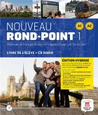 jaquette CD Nouveau rond-point 1 : fle - livre de l'élève - a1>a2