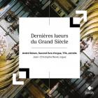 jaquette CD Dernières lueurs du Grand Siècle