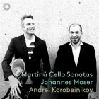 jaquette CD Martinu cello sonatas