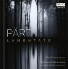 jaquette CD Arvo Pärt : Lamentate