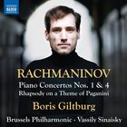 jaquette CD Piano concertos Nos. 1 & 4 - Rhapsody on a theme of Paganini