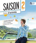 jaquette CD Saison 2 : fle - cahier d'activités - a2+