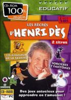 jaquette CD-rom Récrés d'Henri Dès : Les animaux de la savane + sorcières et fantômes
