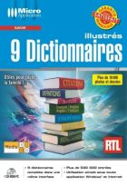 jaquette CD-rom 9 dictionnaires illustrés