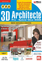 jaquette CD-rom Architecte 3D Pro Déco 2008 +