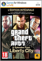 jaquette CD-rom Grand Theft Auto IV (GTA 4) + Episodes from Liberty City - Edition intégrale