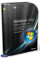 jaquette CD-rom Windows Vista - Edition Intégrale SP1 PC