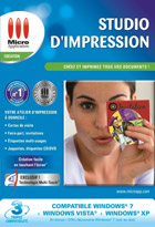 jaquette CD-rom Studio d'impression