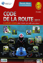 jaquette CD-rom Code de la route Moto 2011
