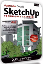 jaquette CD-rom Apprendre Google SketchUp 8 - Techniques avancées 