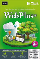 jaquette CD-rom WebPlus X5