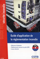 jaquette CD-rom Guide d'application de la réglementation incendie