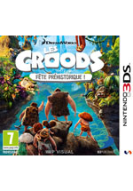 jaquette CD-rom Croods (Les) -  Fête préhistorique ! - Nintendo 3DS