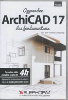 jaquette CD-rom Apprendre ArchiCAD 17