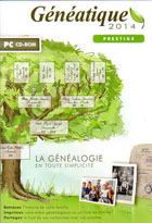 jaquette CD-rom Généatique 2014 prestige