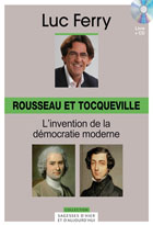 jaquette CD-rom Rousseau et Tocqueville