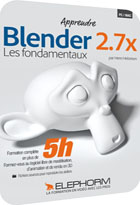 jaquette CD-rom Apprendre Blender 2.7x - Les Fondamentaux